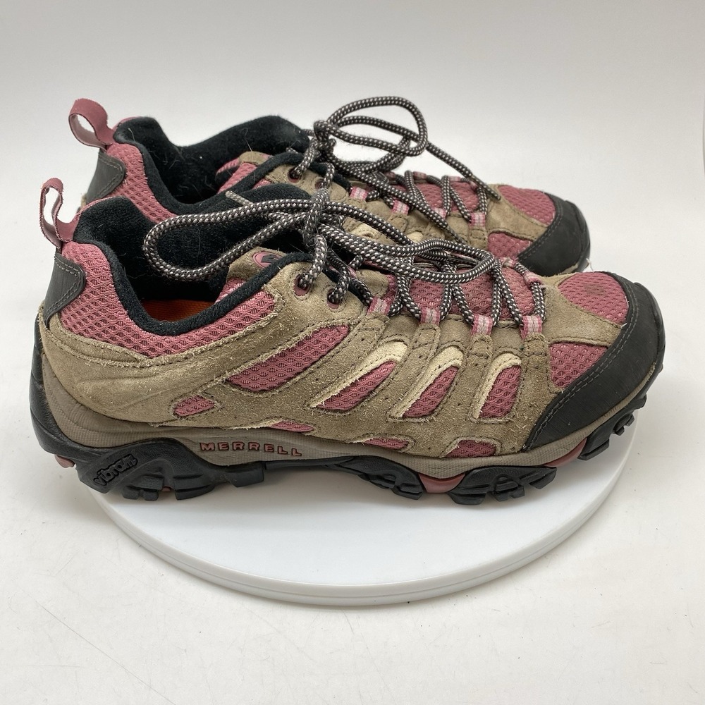 Merrell Boots Womens 9.5 Moab Ventilator J24464 Low Brown Hiking Athletic Shoes